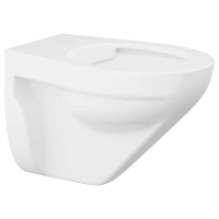 Gustavsberg toalettskål uten skyllekant, vegghengt
